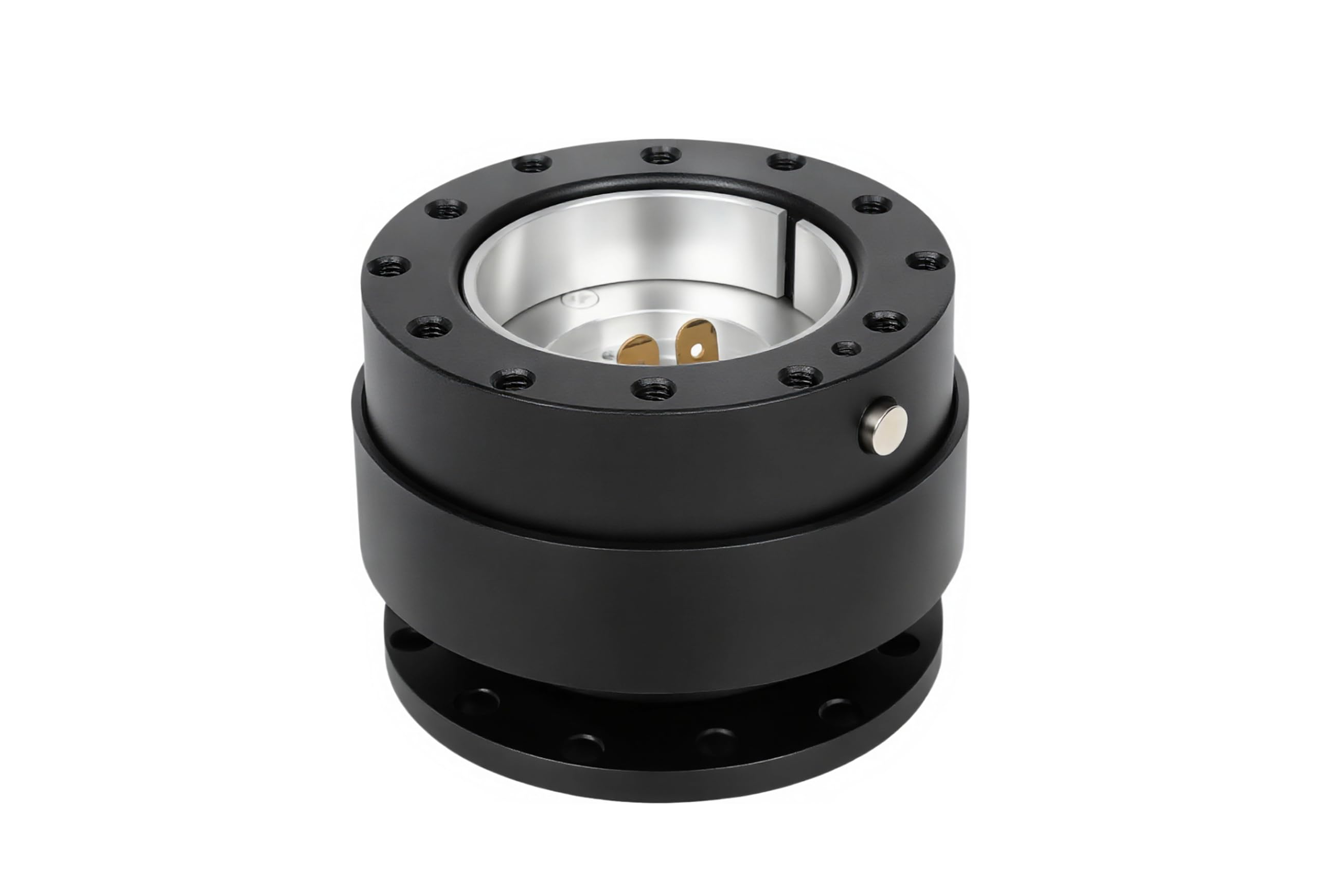 

MASIMEMDRY Steering Boss Quick Release Aluminum Alloy Easy Installation Remove Handle (Black) [Parallel Import]