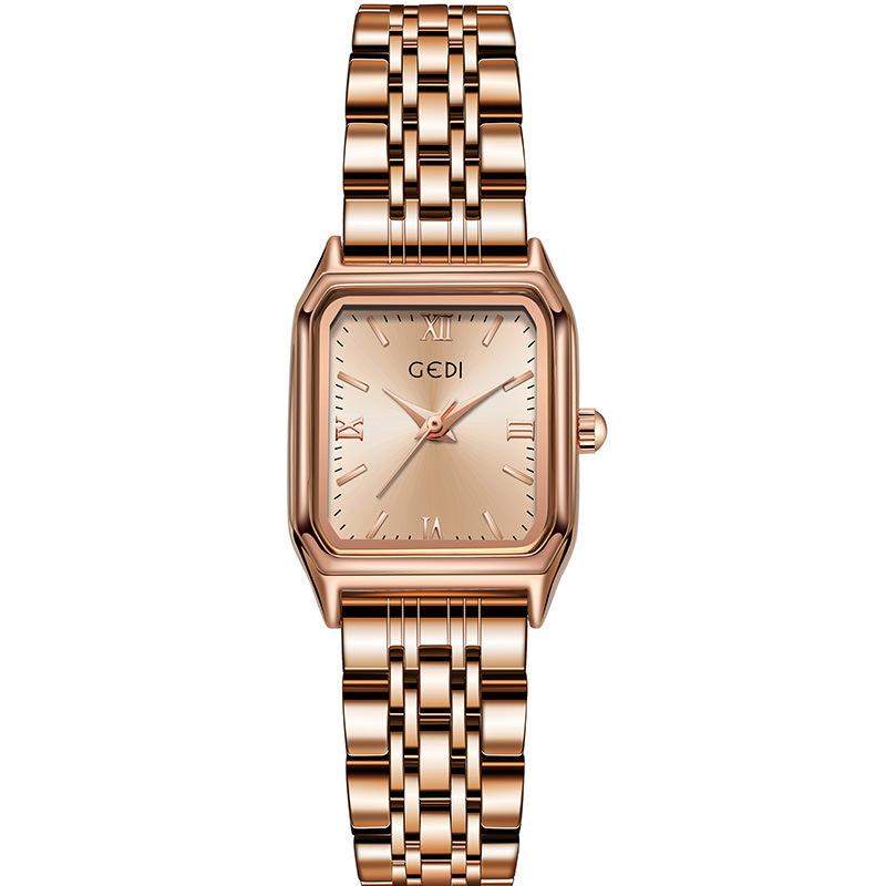 Simple Stainless Steel Student Watch Niche Premium Waterproof Watch Women S Quartz Watch