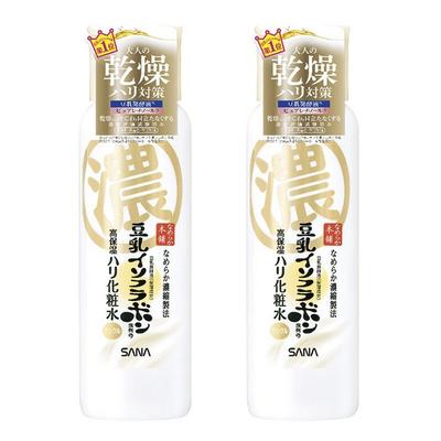 Namerakahonpo Soymilk Isoflavone Containing Highly Moisturizing Firming Toner Wrinkle, 200ml, 2 Pieces