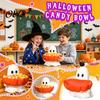 Festlicher Tischschmuck Halloween Süßigkeitenschale, Kürbis Geisterförmige Schale, Gruselige Servier-Dekorative Schale für Kekse, Desserts, Party Trick or