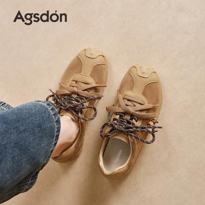 Augustine Platform German Training Shoes Women's 2025 New Autumn Retro Ballet Forrest Gump Sports Shoes Light Casual Shoes