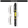 Multifunction 4 in 1 Pen Style Screwdriver with Magnetic Tips Double Ended Crossing Flathead Tips Pocket Screwdriver