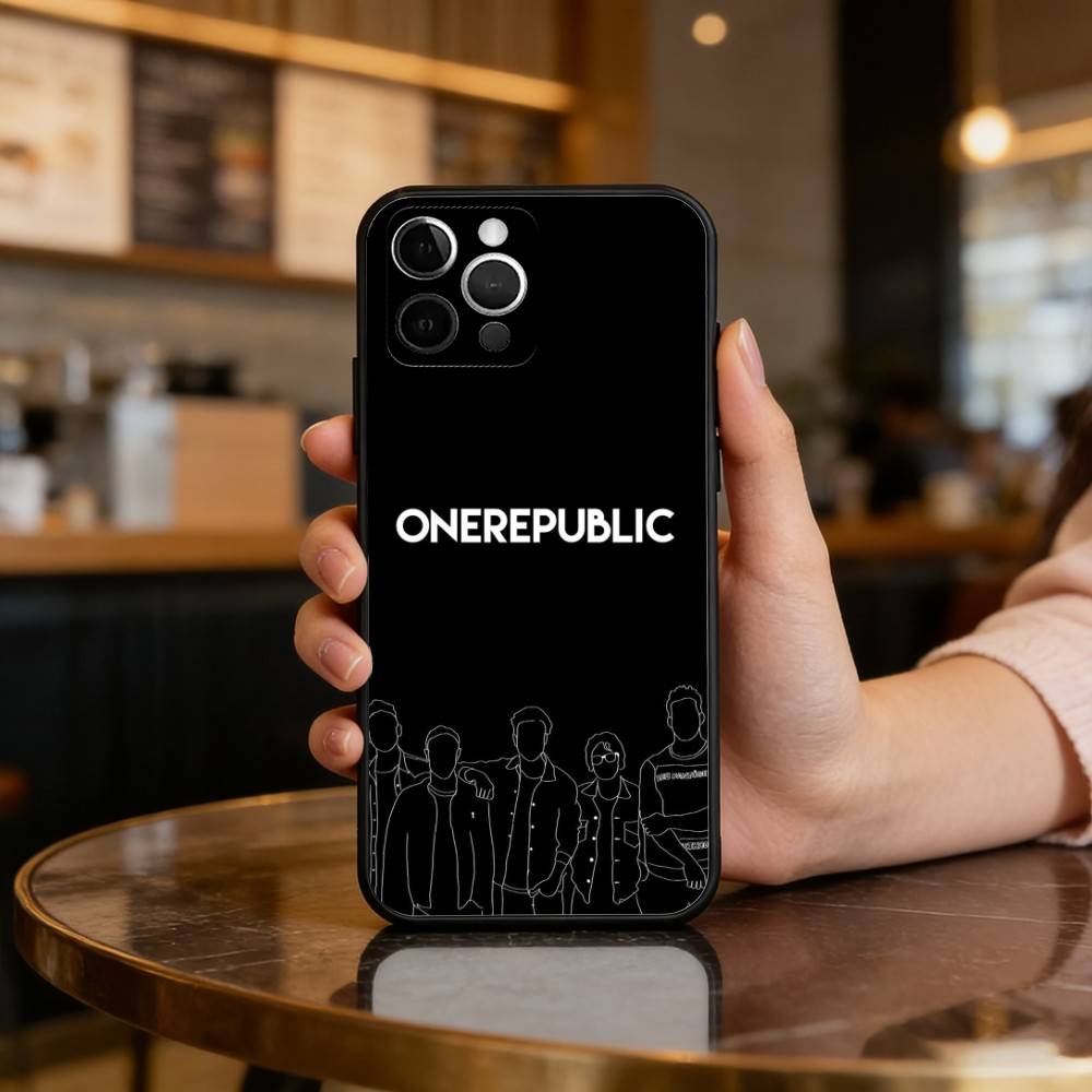 Pop Rock Band Onerepublic Soft Silicone Black Cover,Phone Case For iPhone 17,16,15,14,13,12,11 Plus,Pro Max,XS