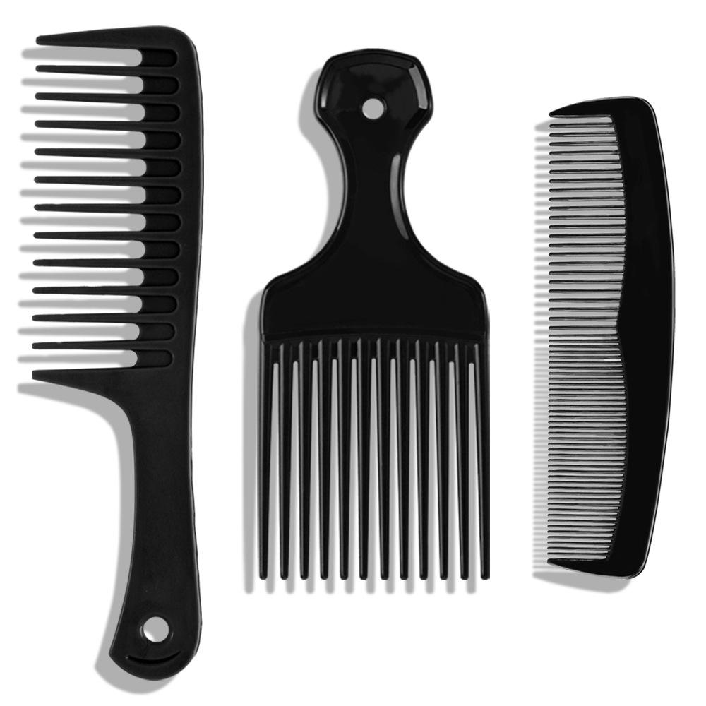 Anti-Static Wide Tooth Long Hair Comb Set for Styling