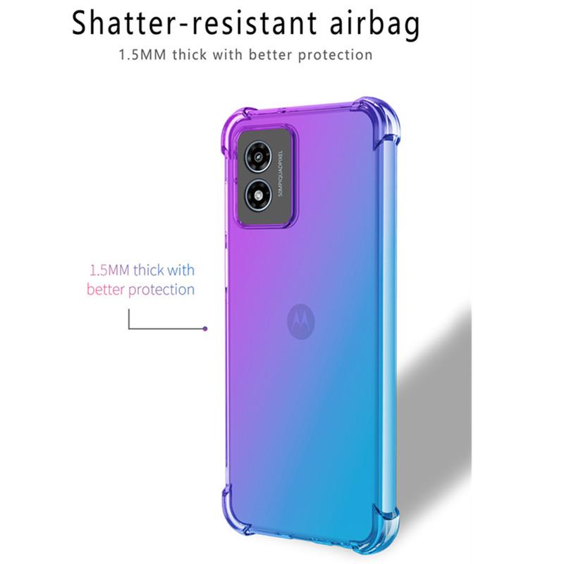 Shockproof Gradient TPU Case for Motorola Moto G Power 2025 G Play 2024 G Stylus 5G 2023 Protective Cover Funda Coque