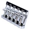 Electric Bass Bridge 5 String Bass Saddle Bridge Thickened Tailpiece Bridge Replacement with Screws Wrench