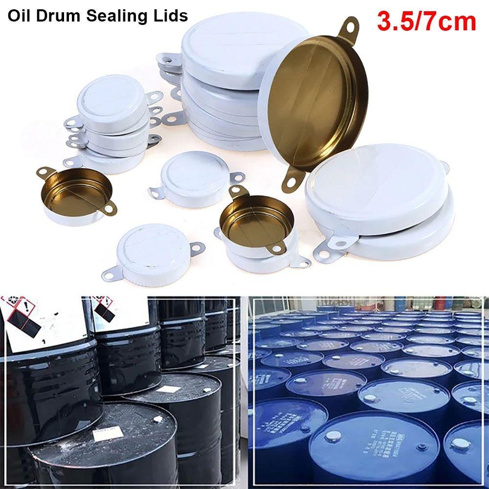 10/20Pcs S/L Sealing Lids White Iron Covers Durable Oil Bottle Seal Caps