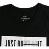 Nike Round Neck Regular Fit Solid Color Embroidered Badge Short Sleeve T-Shirt Men T-Shirts Black 923543-010