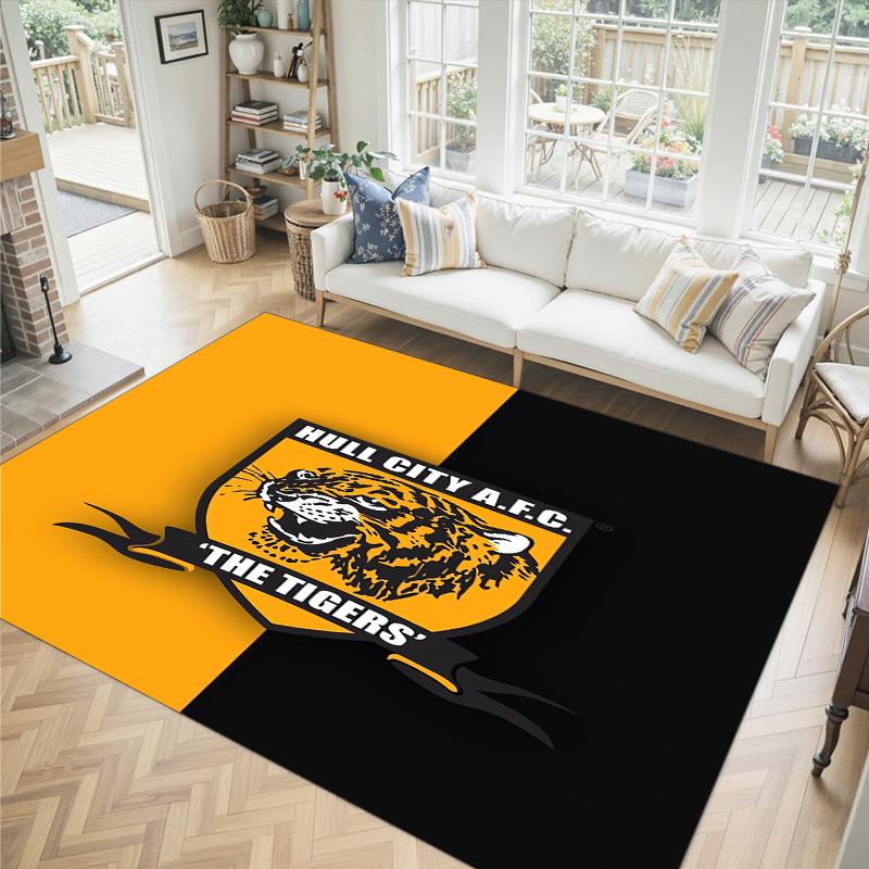 Tappeto in velluto di cristallo Design Hull FC Accogliente Non?Tappeto Stampato Antiscivolo per Camera da Letto Soggiorno Ingresso