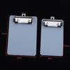 1/3Pcs Portable Transparent Clipboard With Hanging Hook Mini Clear Writing Board Hanging Office School Supplies