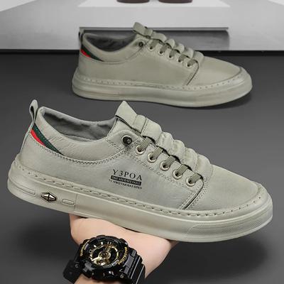 Green Casual Shoes Men Sneakers Outdoor Canvas Shoes for Men Walking Shoes Designer Comfortable Male Footwear Tenis Hombres