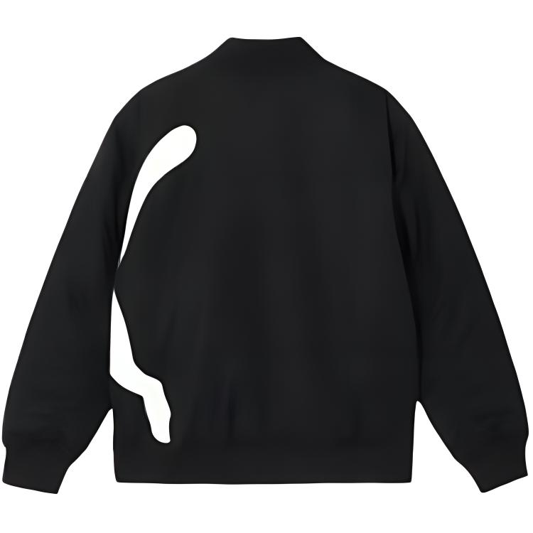 New PUMA LOGO BOMBER Jackets Coats Unisex Black 687430-01