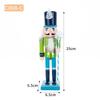 Colorful Candy-themed Wooden Nutcracker