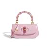 2025 Women's Fashion Crystal Saddle Bag Luxury Bamboo Handle Crossbody Purse PU Leather Shoulder Bag Chic Evening Accessory for European Style