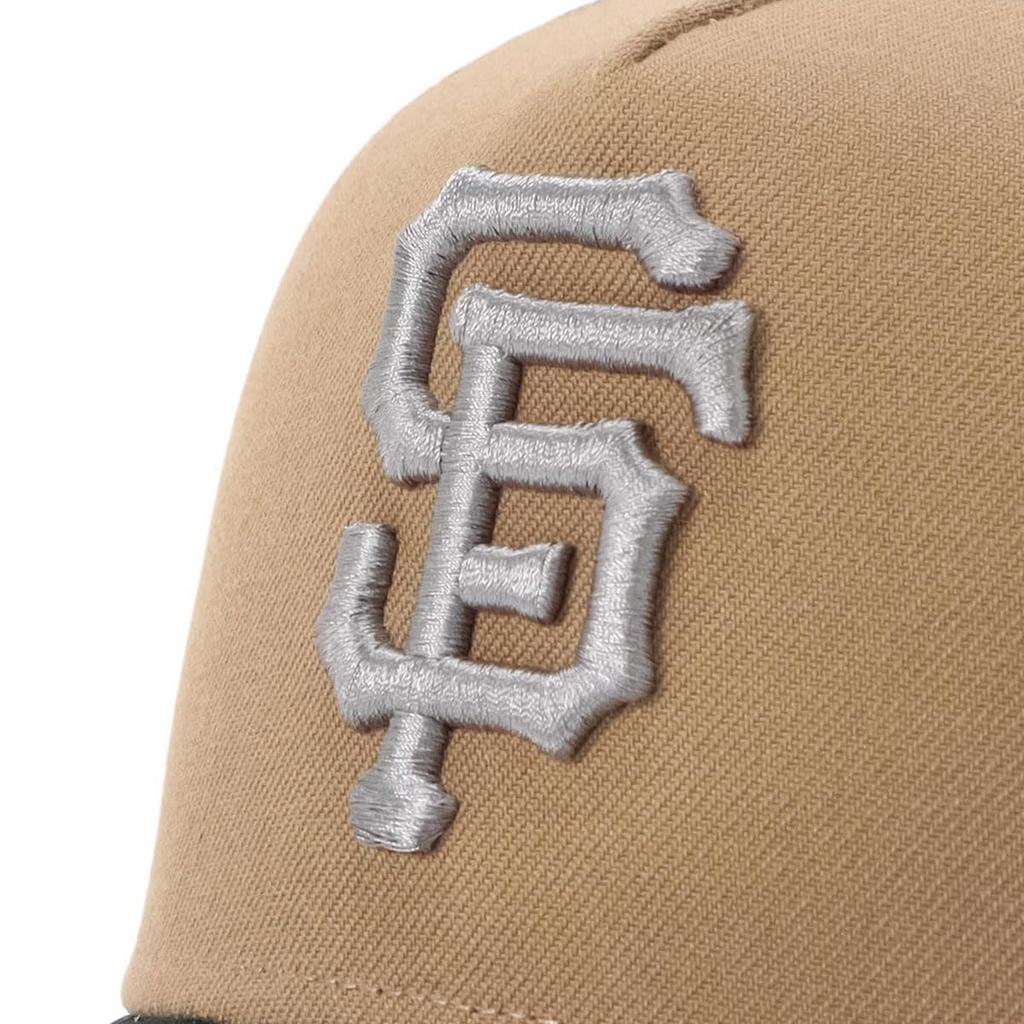 New Era 9FORTY AFrame Strap Mesh Cap 15352390 NER37C5871 SF Khaki New Era Mesh Cap 9FORTY MLB ONSPOTZ Special Order SIDE PATCH UNDER VISOR MLB San