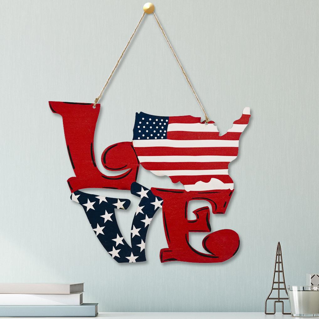 

Wooden Love Beautiful Sign Ideal For Independence Day Decorations In Homes And Hotels