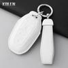 Genuine Genuine Leather Auto Key Fob Cover Case Fit For Peugeot 2008 3008 4008 5008 308 408 508 Citroen C1 C2 C4 C6 C3-Xr Picasso Grand Ds3 Ds5