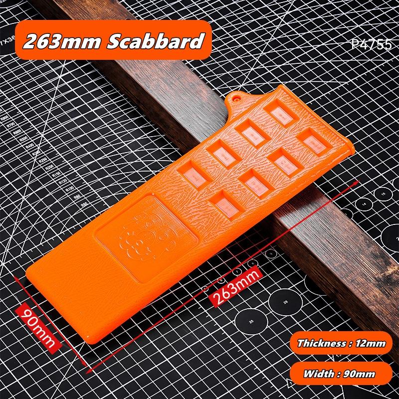 

Knife Sheath Protector Scabbard Cutter Guard for Camping and Outdoor Use ABS Knife Cover Sleeve for for Chopping and Activities