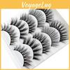 Pairs Multipack 5 Mink Hair False Eyelashes Wispy Fluffy Long Natural Lashes Eye