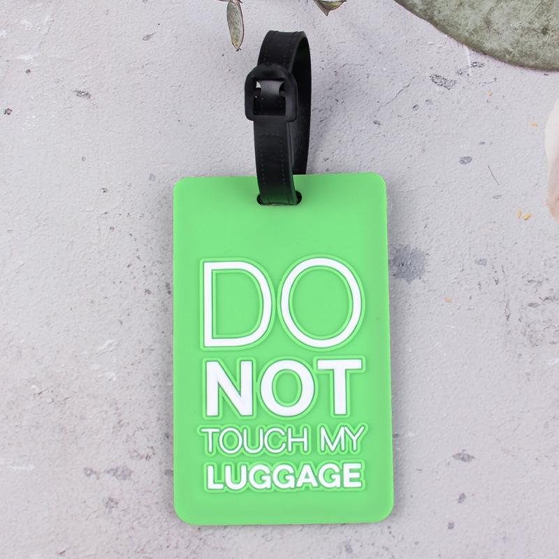 Creative Soft PVC Cartoon Airplane Luggage Tag – Anti-Lost Suitcase Hanger