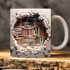 Library Ceramic Coffee Mug