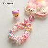 Pure Hand-painted Beads Stickers Diamonds Set Pearl Diy Jewelry Accessories Material Package Beads Car Pendant Cell Phone Chain Beads