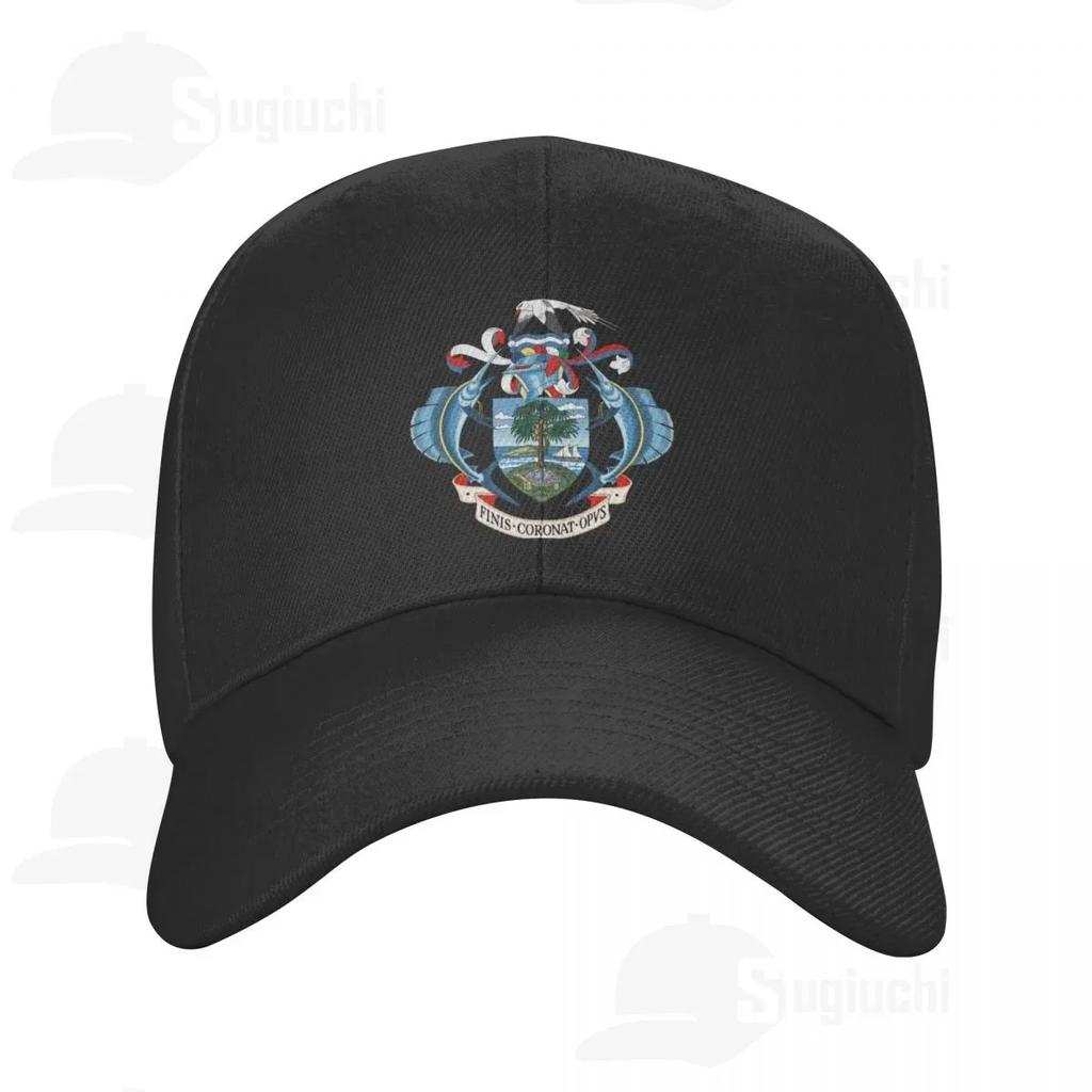 2025 National Emblem Of Seychelles Coat Of Arms Sun Baseball Cap Dad Hats Adjustable For WoUnisex WoWoUnisex Unisex Outdoor Hat