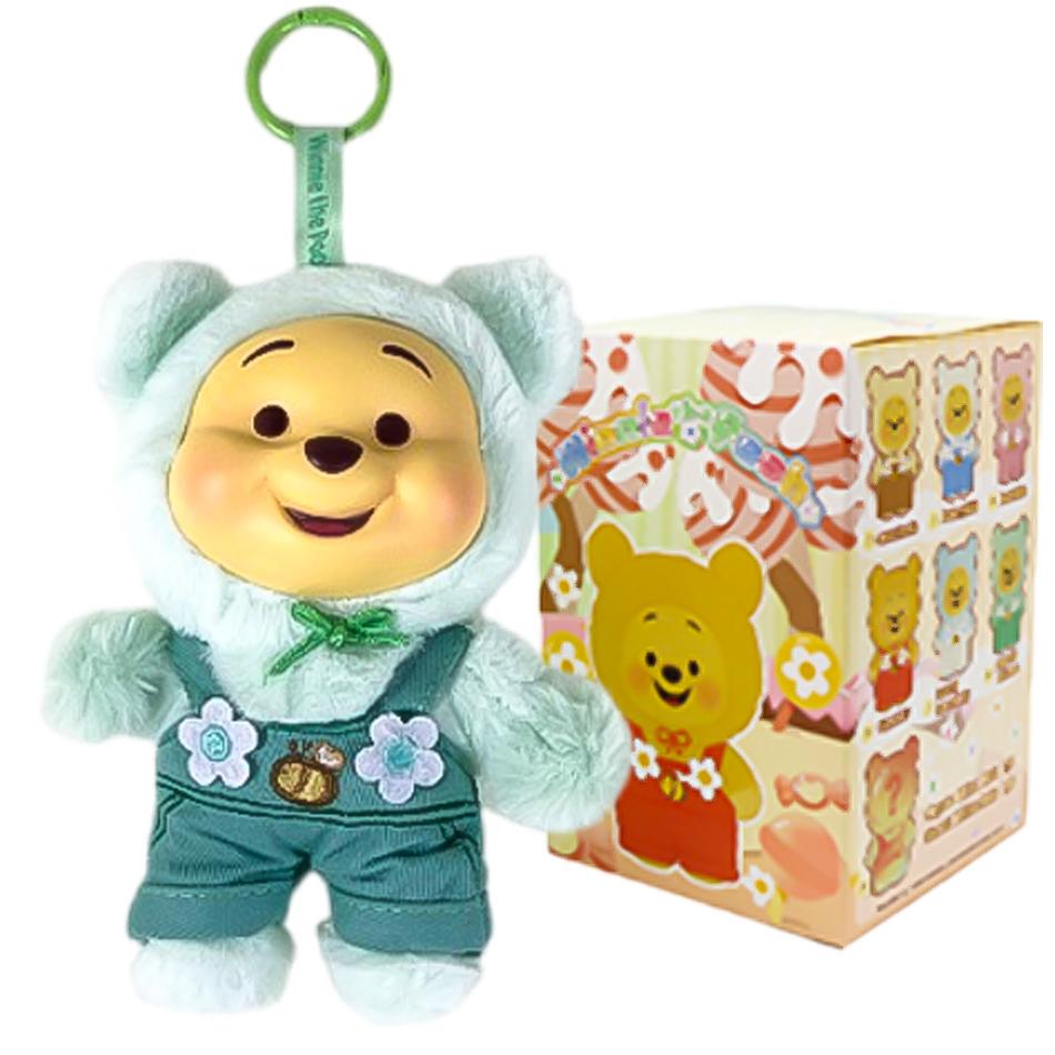 New Miniso Winnie The Pooh Candy Series Blind Box Kawayi Vinyl Face Pendant Pupu Bear Doll Fashion Trend Toy Kids Gift
