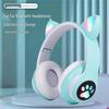 Luminous Cat Ear Bluetooth Headphones STN-28: Long Battery Life, Wireless Headband Headset Bestseller.
