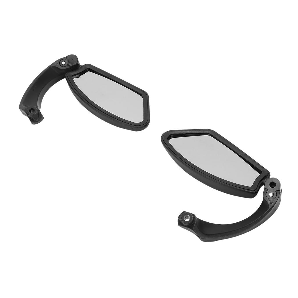   Stainless Steel Cycling Rearview Mirror, Foldable Ajustable Rotatable Safe Bike Mirror With ABS Design For  s, Mountain Bikes, Electric Scoote