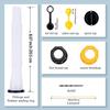 Replacement Gas Can Spouts Improved Design Gasket Flexible Pour Nozzle with Vent Cap for Older Gas Can Fuel Water Jug 1 2 5 Gallon White