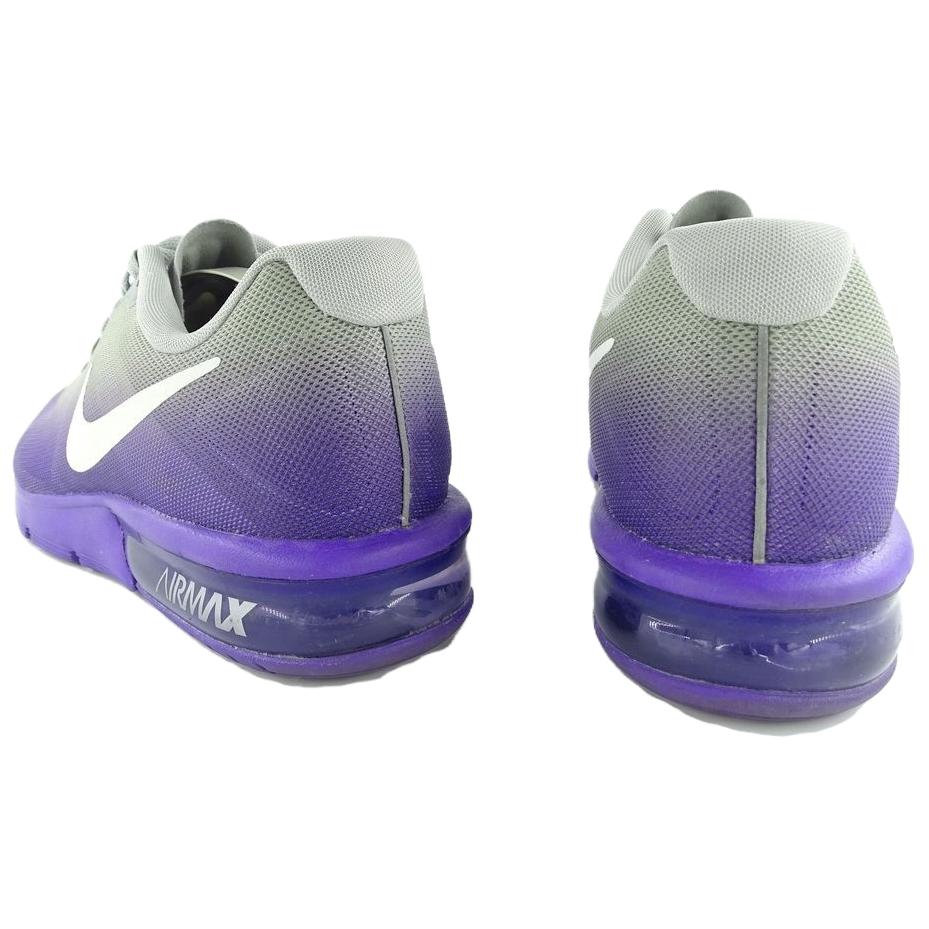 Nike Air Max Sequence Versatile Comfortable Low-Top Running Shoes Unisex Sneaker Purple 719916-503