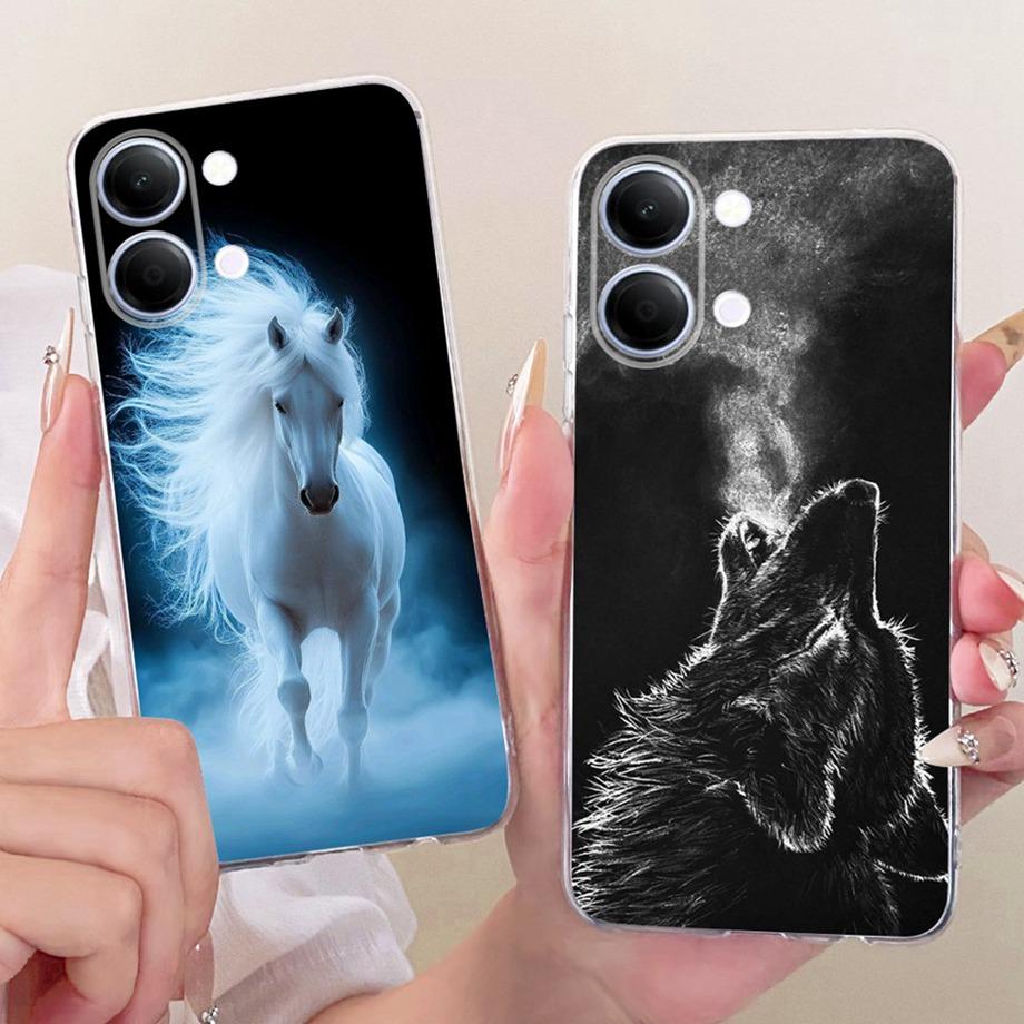 Flower Cartoon Fashion Design Phone Case For Vivo Y05 Y11D 4G Vivo Y11 Y21 5G Funda Soft Silicone Clear Back Cover V2553 V2554
