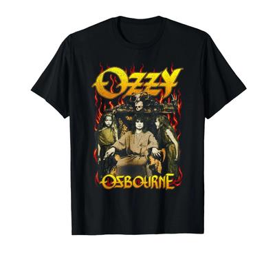 Ozzy Osbourne – Koszulka Red Flame Unisexowe Topy