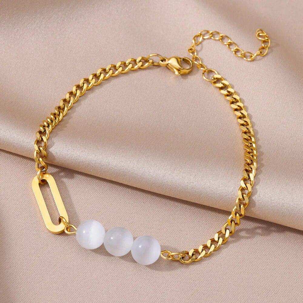 Anklets for Women Foot Bracelet Women Summer Accessories Bracelet On the Leg Stainless Steel Ankle Chain Jewelry Free Shipping
