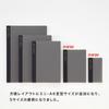 Daigo Isshoni Notebook Number A6 5mm Grid Black Purchase R1811 [Bulk 2-Pack]
