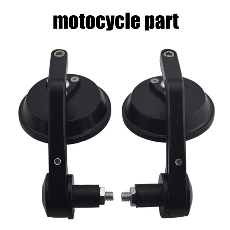 Upgrades Aluminum Motorbike Side Glass Adjustable Motorcycle Rearview Glass Set Simple Installation for Riders