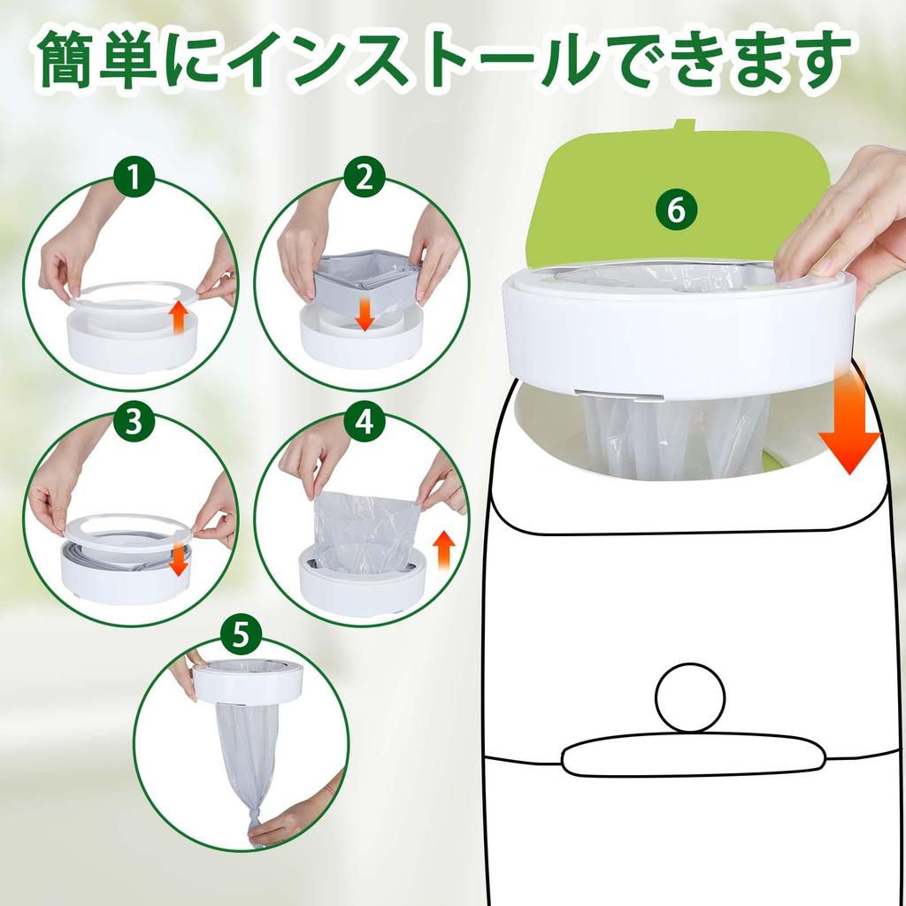 Deodorizing Diaper Replacement Rolls Rolls x Compatible with Aprica Nioipoi and Niowanakute Powerful Large Capacity 1 Empty 7-Layer Pot, (10 8m), Poi,