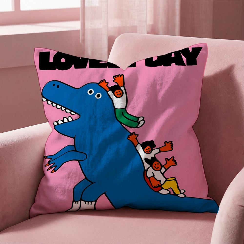 Embrace Creativity Cushion Cover Multi-Scene Pillow Cover for Home & Car - Reversible, Soft & Durable for Daily Use