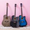 41-Inch Solid Spruce Top Folk Guitar with Cutaway and Matte Finish