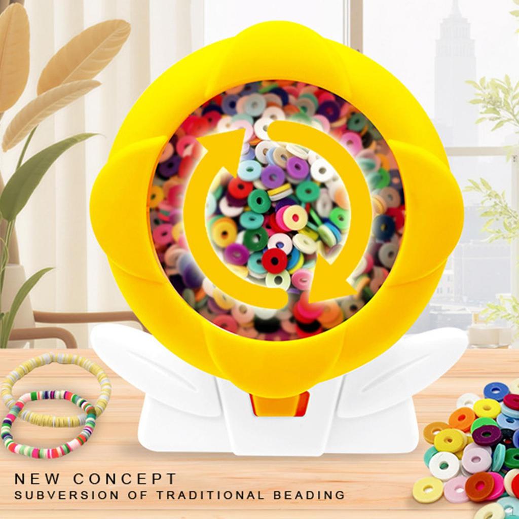 Tonperlen-Perlenmaschine mit Stiftzubehör Lustige Schmuckherstellung Elektrisch für Taille