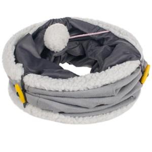 Supplier Indoor Outdoor Plastic Plush Collapsible Pet Toy Play Cat Tunnel