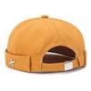 Fashion Letter Print Beanie Hats Men Docker Cap Skullcap Retro Brimless Hip Hop Hats Cotton Adjustable Spring Landlord Hat