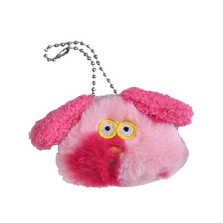 Playful Plush Dog Brooch Pin Stylish Bag Pendant Statement Hanging Ornament Plush Texture for Casual or Formal Event