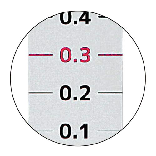 Niigata Seiki (Niigataseiki) SK Made In Japan Crack Measure, Quick Graduations, Ruler Type, CM-SKD