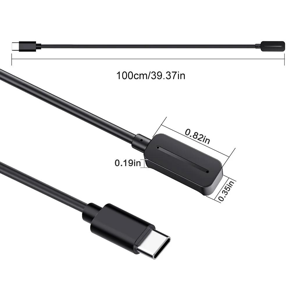 USB C Charging Cable Cord 1M Charger Cable 5V 1A Portable Power Adapter Smart Watch Charging Cable for Polar Pacer/Pacer Pro