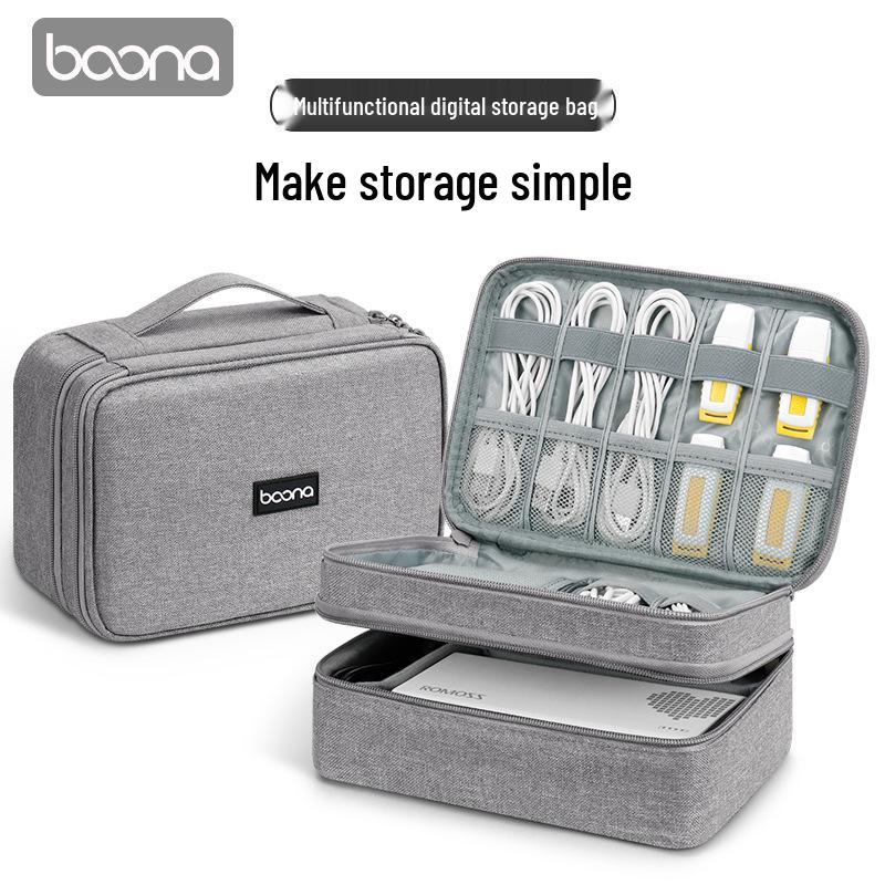 Multi-Device Digital Storage Case: Earphones, Cables, Hard Drives, Power Banks