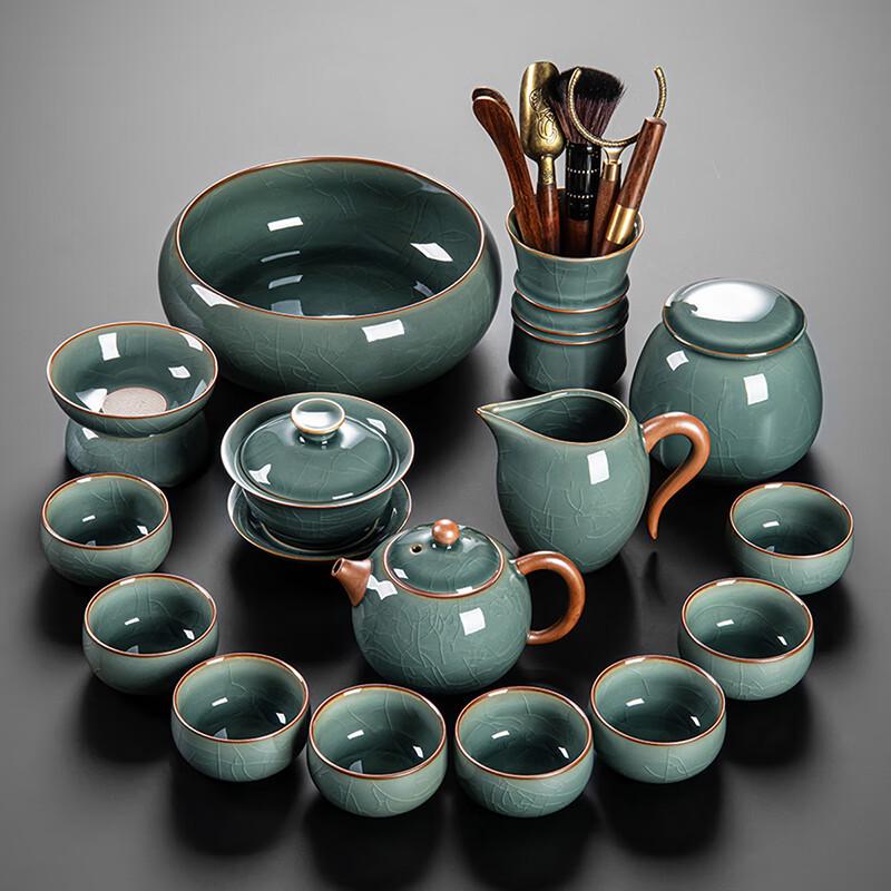 Chinese Ge Kiln Kung Fu Tea Set