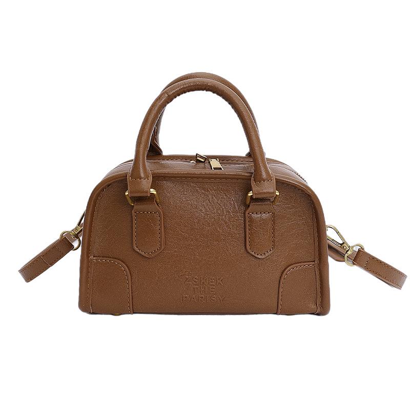 

2025 Autumn/Winter High-End Retro Crossbody Handbag - Women s Popular Small Square Bag