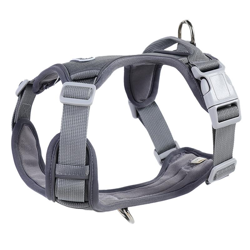 Dog Leash Vest Type Dog Chest and Back Anti-explosion Impact Medium and Large Dog Reflective Chest and Back Strap Anti-escape Dog Leash